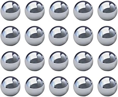 كرات بديلة من الفولاذ الكروم مقاس 1/2 بوصة (0.5 بوصة) من Four Brothers للعبة Spacerail (عبوة من 10 كرات) in Saudi Arabia