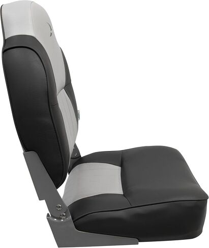مقعد القارب ذو الظهر العالي طراز لوند 8WD640PLS-661 من وايز، رمادي/أحمر in Saudi Arabia