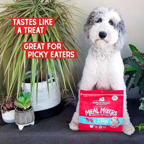 Stella & Chewy's Freeze Dried Raw Chewy’s Chicken Meal Mixers – Dog Food Topper for Small & Large Breeds – Grain Free, Protein Rich Recipe – 3.5 oz Bag in Saudi Arabia