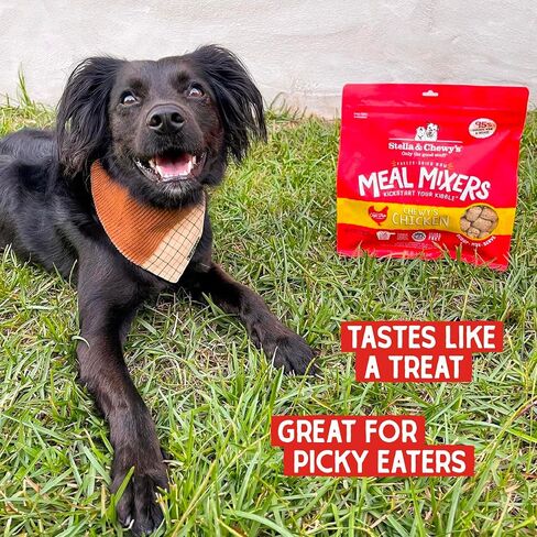 Stella & Chewy's Freeze Dried Raw Chewy’s Chicken Meal Mixers – Dog Food Topper for Small & Large Breeds – Grain Free, Protein Rich Recipe – 3.5 oz Bag in Saudi Arabia