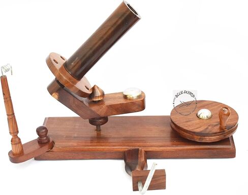 Blue DUCTH Handmade Premium Crafted Yarn Winder for Knitting & Crocheting - Center Pull Ball Yarn Swift | Easy to use | Sheesham Wood in Saudi Arabia