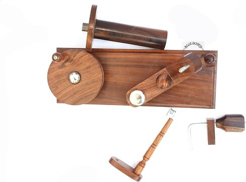 Blue DUCTH Handmade Premium Crafted Yarn Winder for Knitting & Crocheting - Center Pull Ball Yarn Swift | Easy to use | Sheesham Wood in Saudi Arabia
