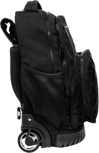 Rolling Trolley Backpacks | 38 L | Laptop Backpack | Multi-Pockets Convertible Aluminum Rod Luggage Bag for Office Travel (Puppy) in Saudi Arabia
