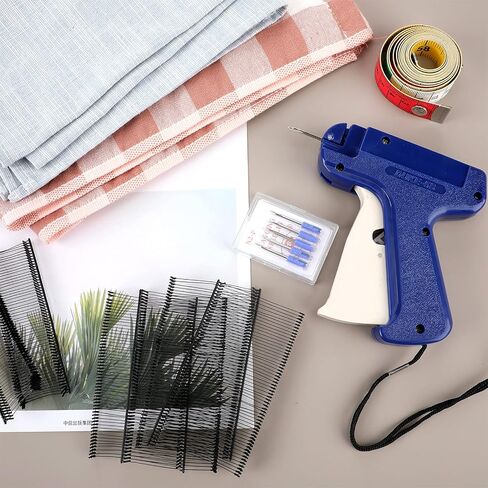 1518 Pieces Clothes Tagging Applicator Set, Include Handheld Clothing Label Applicator Garment Tag Attacher with 5 Steel Needle and 1512 Barbs Fasteners in 3 Sizes for Fine Tagging Application (Black) in Saudi Arabia