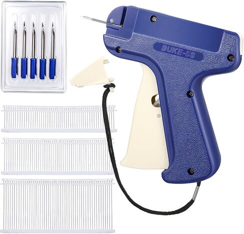 1518 Pieces Clothes Tagging Applicator Set, Include Handheld Clothing Label Applicator Garment Tag Attacher with 5 Steel Needle and 1512 Barbs Fasteners in 3 Sizes for Fine Tagging Application (Black) in Saudi Arabia