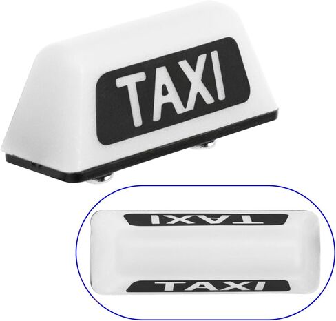 ShareGoo Simulation RC Toy Car Taxi Lights LED Lamp Roof Light Decorations Compatible with Tamiya XV01 TT01 Kyosho FAZER MK2 PTG HSP RGT 1/10 1/8 RC On Road Racing Cars (White) in Saudi Arabia