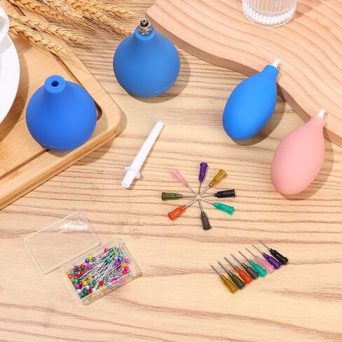 127Pcs Pottery Clay Tools Supplies, Ceramic Precision Applicator, Precision Tip Applicator for Pottery, Ceramic Glaze Extrusion Bottle for Pottery Clay Art Decorating Kit (5 Pieces of Each 8 Sizes) in Saudi Arabia