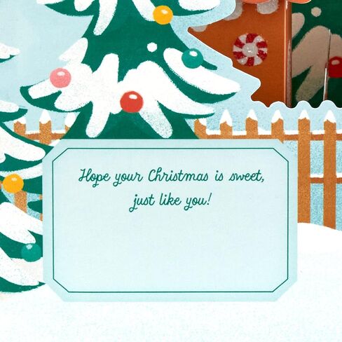 Hallmark Signature Paper Wonder Pop Up Christmas Card (Gingerbread) in Saudi Arabia