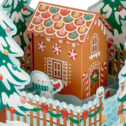 Hallmark Signature Paper Wonder Pop Up Christmas Card (Gingerbread) in Saudi Arabia