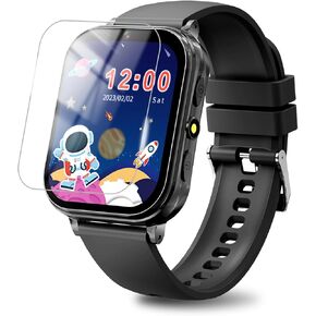 Kids Game Watch Boys Girls with Puzzle Games Music Player Camera HD Touchscreen, Kids Toys Birthday Gifts for Girls Boys Age 6-12 (Purple)