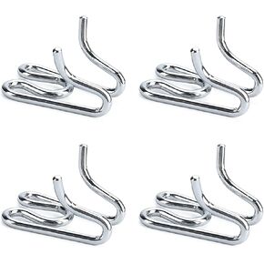 Dog Collar Extra Links Designed for Herm. Sprenger 2.25mm Collar (4 Pack) Steel Chrome Plated Dog Training Collar Links