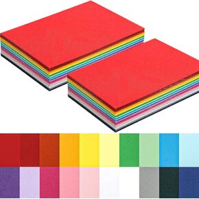 100 Sheets Colored Cardstock Blank Colorful Thick Paper 92LB/250gsm Cards Stock for Invitations, Postcards, Photos, DIY Crafts Greeting Card Making Scrapbook Supplies (4 x 6Inch)