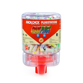 مولدكس SparkPlugs® PlugStation® موزع سدادات الأذن الرغوية القابل للتصرف 6644، NRR 33dB