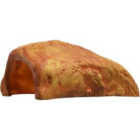 JIHAQUA Reptile Rock Hide Cave Hiding Place, Snake Cave and Hides for Snake, Ball Python, Geckos Reptiles (Small)