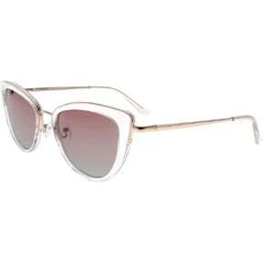 FAA'N 2024 Retro Big Frame Cat Eye Polarized Sunglasses Women with Spring Hinge(Black)