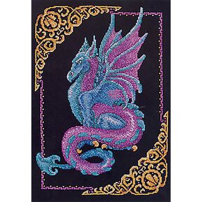 Janlynn Mythical Dragon Counted Cross Stitch Kit