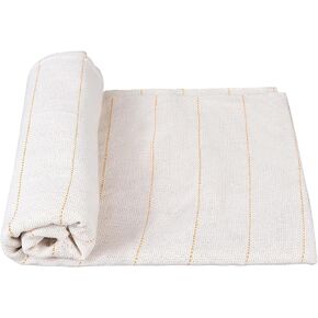 80"x40" Inch Large Overlocking Tufting Cloth with Marked Lines, Primary Monks Cloth for Rug Tufting Tufting Gun, Cotton Punch Needle Cloth Embroidery Fabric for Punch Needle DIY