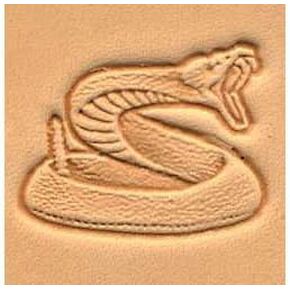 Tandy Leather Rattlesnake Craftool� 3-D Stamp 88318-00