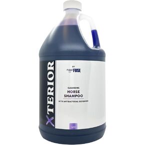 Xterior Cleansing Shampoo for Horses - Deep Cleansing, Whitening, Medicated, Long-Lasting, Gentle Yet Effective | 128+ Washes