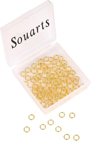Silver Color Closed Jump Rings for Necklace Bracelet Jewelry Making(6mm-100) in Saudi Arabia