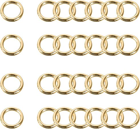 Silver Color Closed Jump Rings for Necklace Bracelet Jewelry Making(6mm-100) in Saudi Arabia