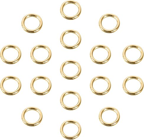 Silver Color Closed Jump Rings for Necklace Bracelet Jewelry Making(6mm-100) in Saudi Arabia