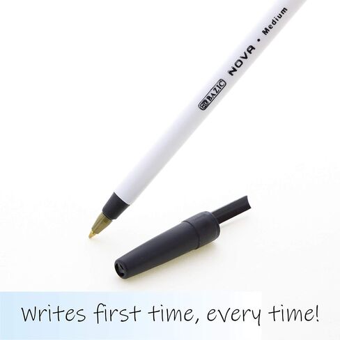 BAZIC Nova Black Color Stick Pen (12/Box) in Saudi Arabia
