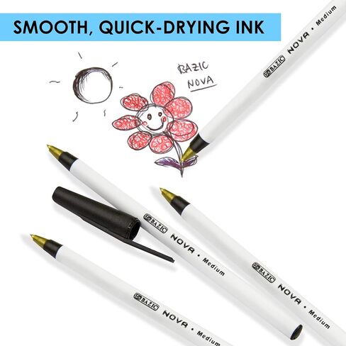 BAZIC Nova Black Color Stick Pen (12/Box) in Saudi Arabia