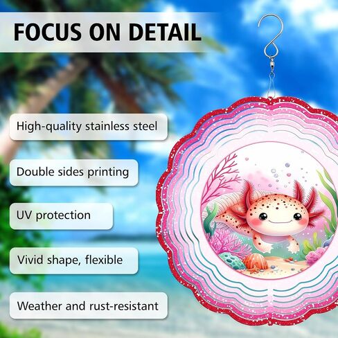 64memory Swan Wind Spinner, Swan Wind Spinner Hanging for Yard and Garden, Unique Gift Wind Spinner, 3D Hanging Wind Spinner Outdoor, Cute Swan Wind Spinner (Swan) in Saudi Arabia