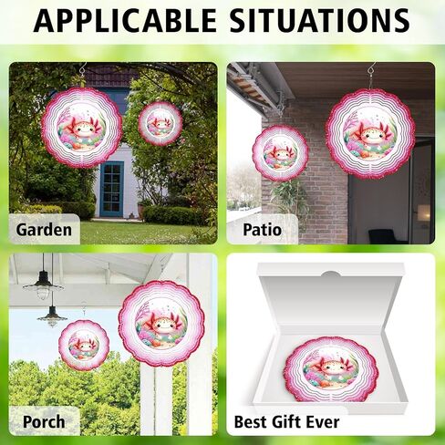 64memory Swan Wind Spinner, Swan Wind Spinner Hanging for Yard and Garden, Unique Gift Wind Spinner, 3D Hanging Wind Spinner Outdoor, Cute Swan Wind Spinner (Swan) in Saudi Arabia