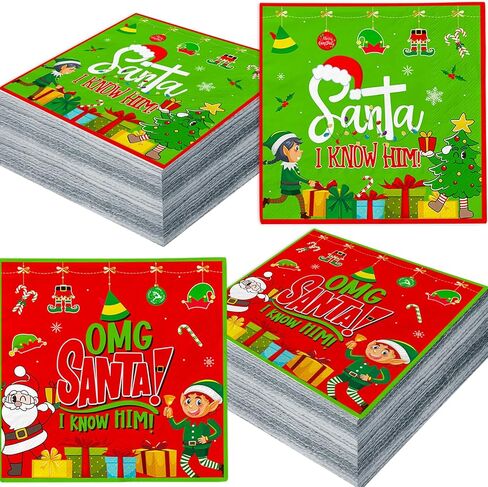 48 قطعة سانتا أنا أعرفه ديكورات الأصدقاء القزم زينة عيد الميلاد سانتا سانتا عيد الميلاد المناديل أدوات المائدة عيد الميلاد لعيد الميلاد قزم زينة عيد الميلاد حزب زينة in Kuwait