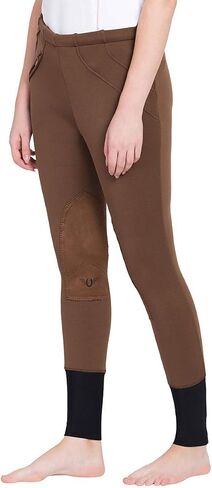 TuffRider Ladies Unifleece Pull On Winter Breeches, Black - Size 24 in Saudi Arabia