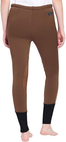 TuffRider Ladies Unifleece Pull On Winter Breeches, Black - Size 24 in Saudi Arabia