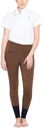 TuffRider Ladies Unifleece Pull On Winter Breeches, Black - Size 24 in Saudi Arabia