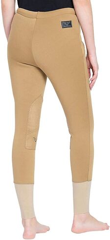 TuffRider Ladies Unifleece Pull On Winter Breeches, Black - Size 24 in Saudi Arabia