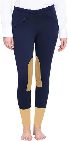 TuffRider Ladies Unifleece Pull On Winter Breeches, Black - Size 24 in Saudi Arabia