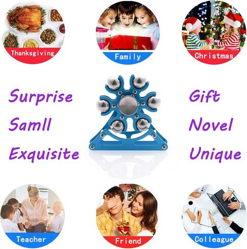 Desk-Fidget-Toys for Ferris-Wheels-Spinner: 4mins Kinetic-Metal-Spinner, Cool-Gadgets-Stuff for Kid Children Teen Adult EDC-Toy, ADHD Tools Stress Relief for Office Home School Men Woman Christmas in Saudi Arabia