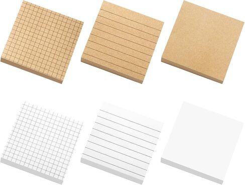 Transparent Sticky Notes with Marker, 3x3 inch Clear Sticky Note Pads, 7 Pack Translucent Sticky Note See Through School Office Supplies for Book Notes Highlights, Clean Removal (7 Pack-Clear) in Saudi Arabia