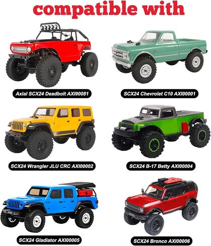 HobbyPark SCX24 Servo Mount Bracket Tray and Servo Horn Arm for Axial SCX24 Gladiator Chevrolet C10 Deadbolt B17 Betty Wrangler JLU CRC Bronco in Saudi Arabia