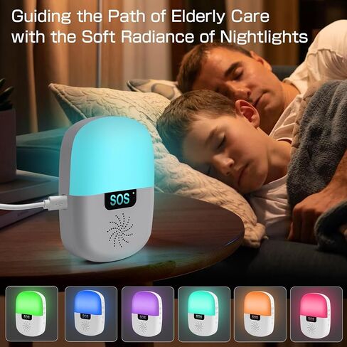 WiFi Caregiver Pager Wireless, Issufel Smart App Emergency Life Alert System Fall Call Button for Elderly Home Patients Disabled Pregnant Woman Seniors 1 Receiver+1 Call Button(2.4GHz Wi-Fi Only) in Saudi Arabia