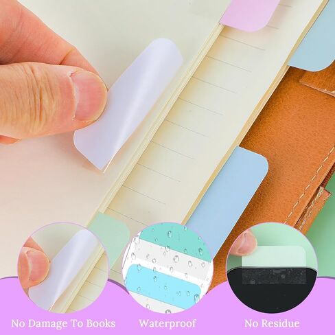 120 Pcs Sticky Index Tabs, Self-Adhesive Page Markers, Pop-Up Note Flags Labels for Pages Notebooks Tabs Book Reading Tab Sticky Note Dispenser for Books Binders File Folders(1.8x1.1in) in Saudi Arabia