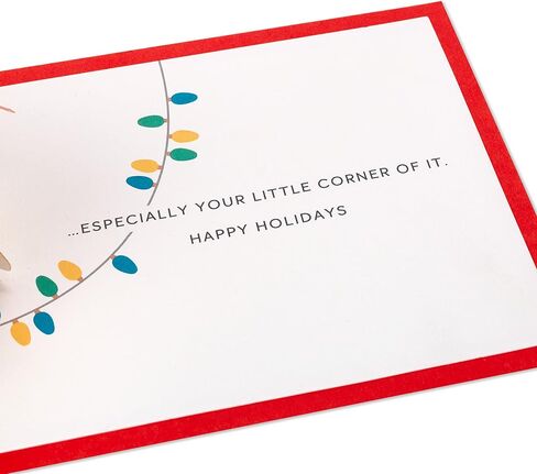 Hallmark Signature Paper Wonder Pop Up Christmas Card (Peanuts, Snoopy's Dog House) in Saudi Arabia