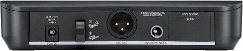 Shure BLX24R/B58 Rack-Mount Wireless Audio System H10 Band (542–572 MHz) – BLX4R Receiver, BLX2 Transmitter with Beta 58A Mic, Up to 14 Hr Battery, 300 ft Range in Kuwait