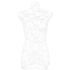 Model Props Cloth Cover Body Lace Cover Mannequin Cloth Cover Mannequin Body Model Cover Mannequin Lace Cover Maniquins Body Maniquine Manikin Body Fabric Clothing White Form