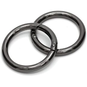 8 Pcs Round Carabiner，Spring O Ring Circle Carabiner Ring for Keyrings Buckle, Bags, Purses