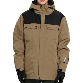 Actleis Winter Snowboard Jacket Warm Snow Coats For Men Waterproof Insulated Skiing Jacket