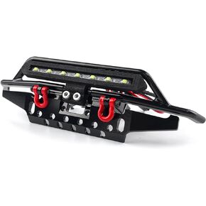 Front Bumper with Trailer Hitch Hooks and Light for TRX4M Bronco Upgrade 1/18 RC Crawler in Kuwait