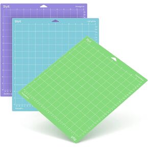 سجادة قطع Standardgrip لصانع Cricut 3/Maker/Explore 3/Air 2/Air/One (3 سجادات)، سجادات قطع ذات قبضة قياسية 12 × 24 بوصة للمشروعات التي تصنعها بنفسك