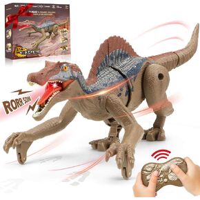 Remote Control Dinosaur Toys for Kids 3-5 Years: Robot Dinosaur Toys for Kids 5-7 Walking Dinosaur Toy Velociraptor Toys RC Dinosaur Birthday Gift Toy for 3 4 5 6 7 8 Years Old Boys Girls