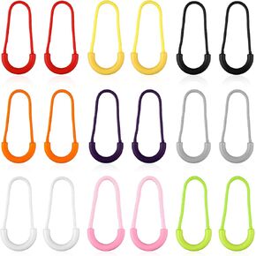 Piriuuo 18 Pcs U Shape Nylon Paracord Zipper Pulls Tab, Colorful Zipper Pulls Replacement Backpack Zipper Pulls Zipper Extension Zipper Pull Charm for Jackets, Luggage Bags, 9 Colors